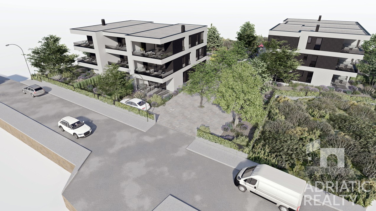 Srima, novogradnja, stanovanje s tremi spalnicami v bližini plaže
