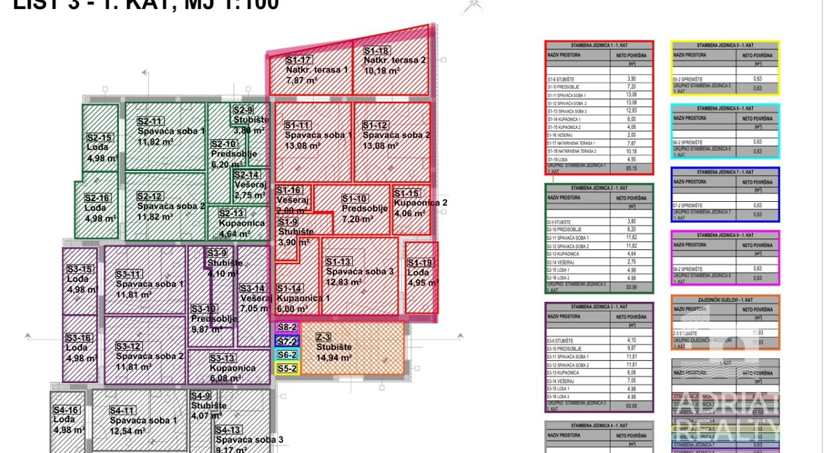 Vodice, sodobno dvoetažno stanovanje s prostornim vrtom in 2 parkirnimi mesti