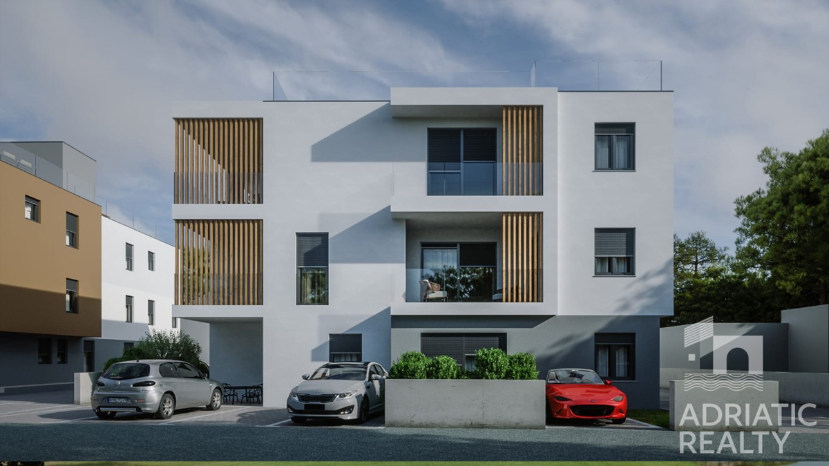 Vodice, novogradnja, dvosobno stanovanje z vrtom