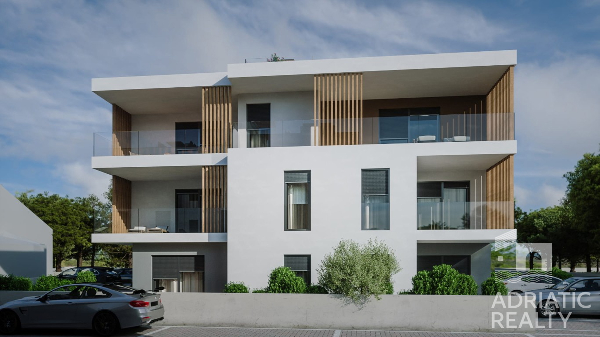 Vodice, novogradnja, dvosobno stanovanje z vrtom