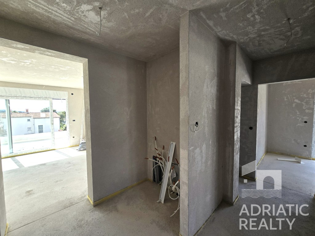 Brodarica, čudovit trosoben penthouse, 136,27 m2, pogled na morje