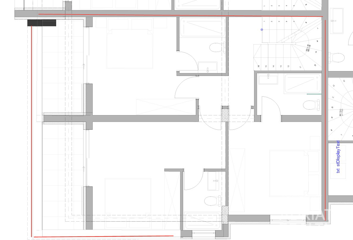 Jezera, otok Murter, sodoben dvoetažni apartma z bazenom na strešni terasi