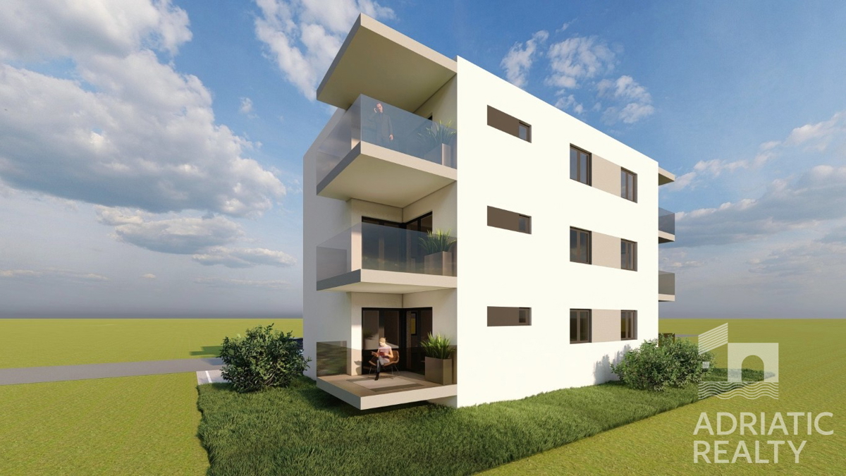 Grebaštica, dvosobno stanovanje z vrtom v bližini plaže