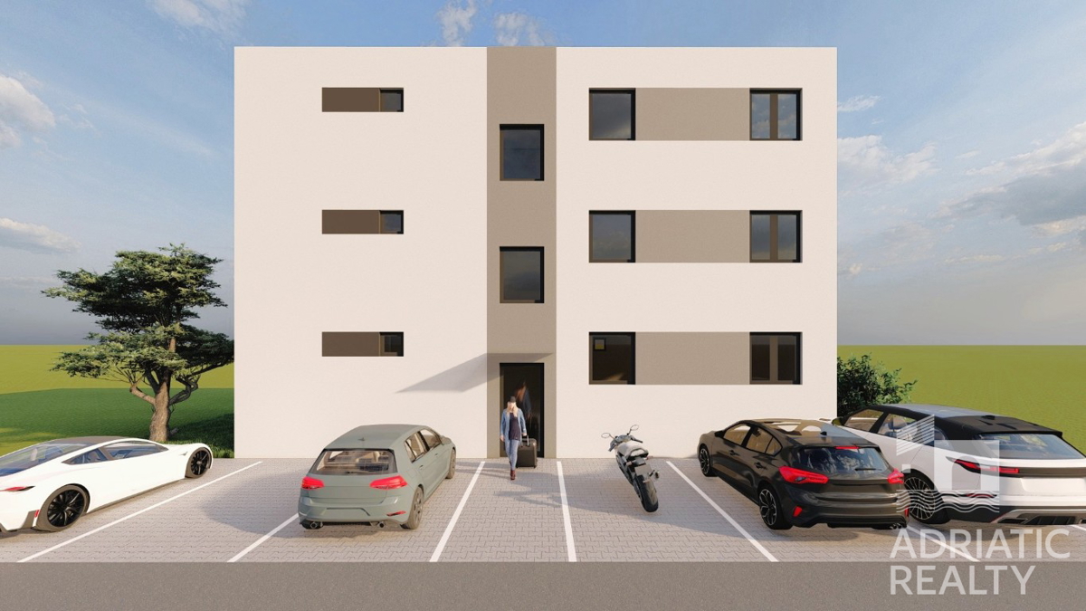 Grebaštica, dvosobno stanovanje z vrtom v bližini plaže