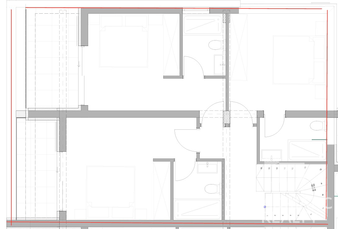 Jezera, otok Murter, luksuzno stanovanje z bazenom, 50 m od morja