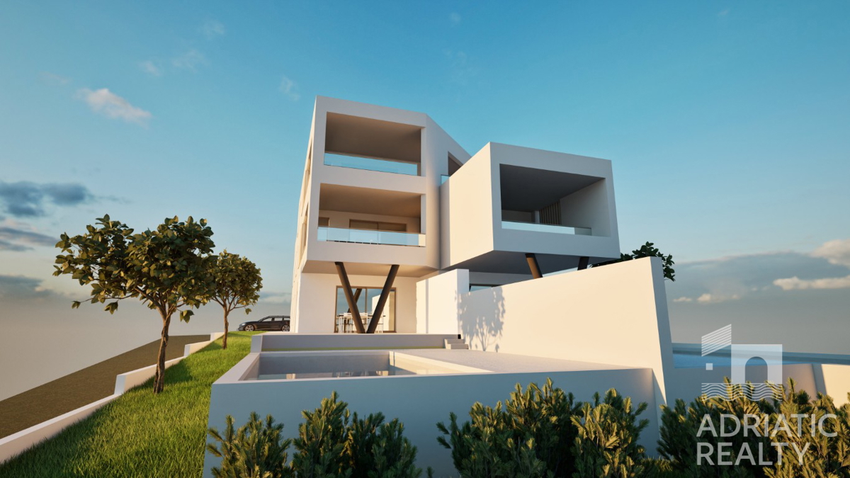 Vodice, ekskluzivni penthouse z razgledom na morje v sodobni novogradnji