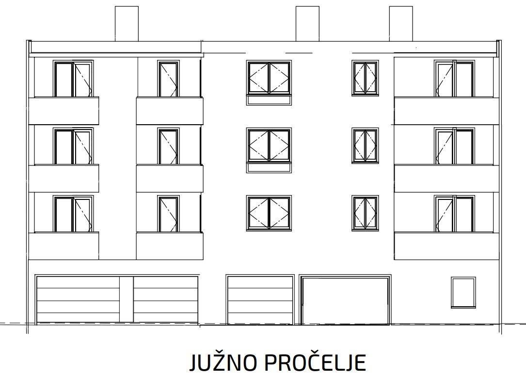 Pulj. Novogradnja, stanovanja v gradnji.
