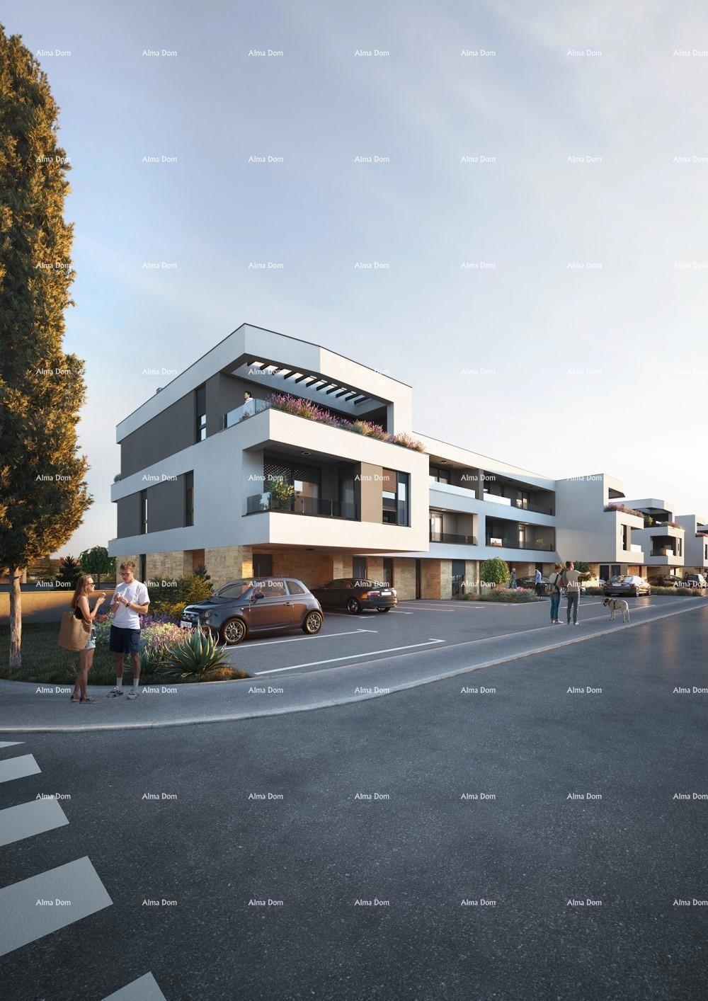 Prodaja stanovanja s vrtom in parkirnim mestom v novem stanovanjskem kompleksu, Štinjan! 10A