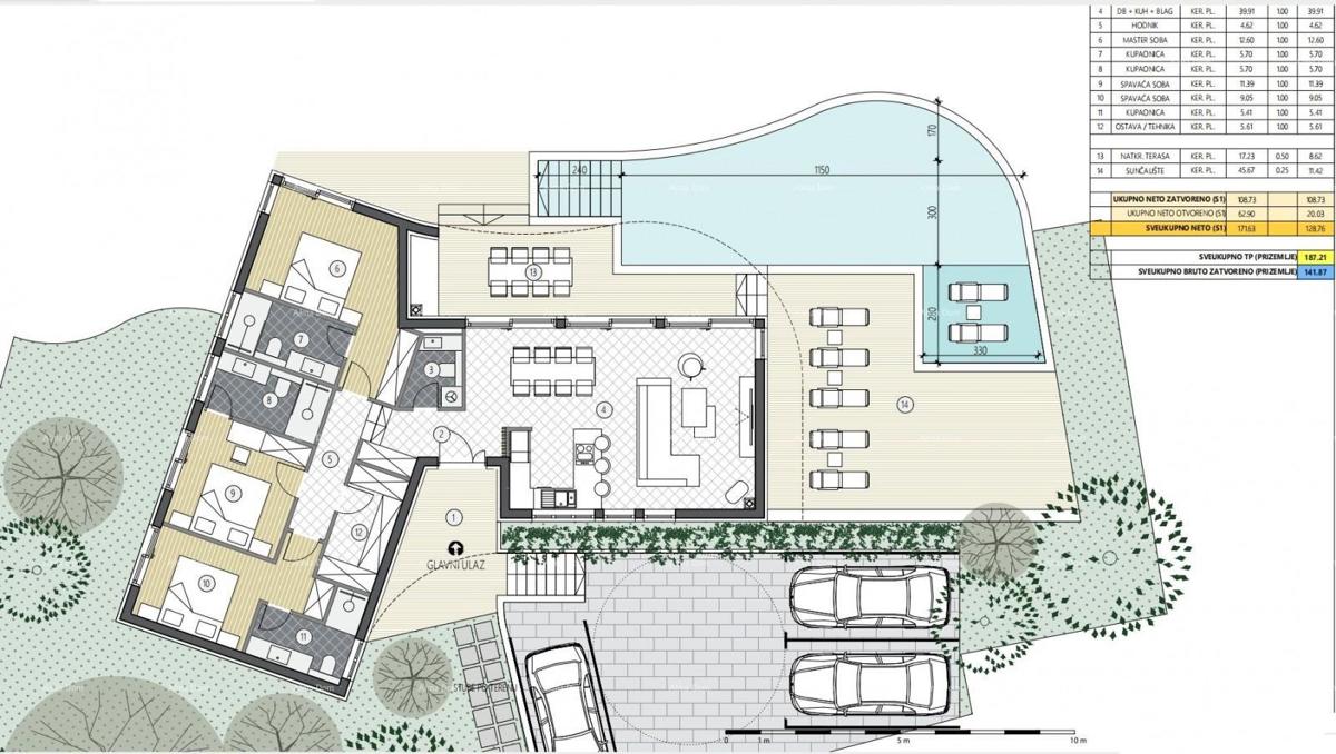 Građevinsko zemljište 948 m² – Kršan, atraktivna lokacija s panoramskim pogledom!