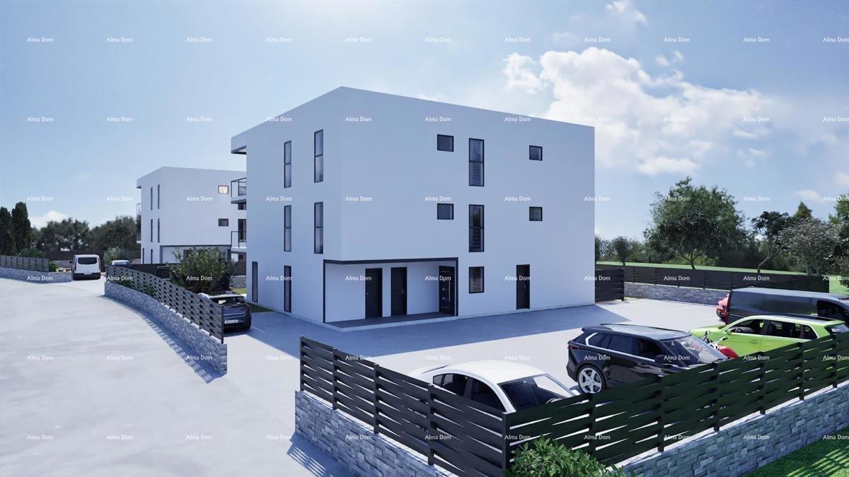 Na prodaju – moderni, novi stanovi v Peroju s pogledom na morje. Z1-S4