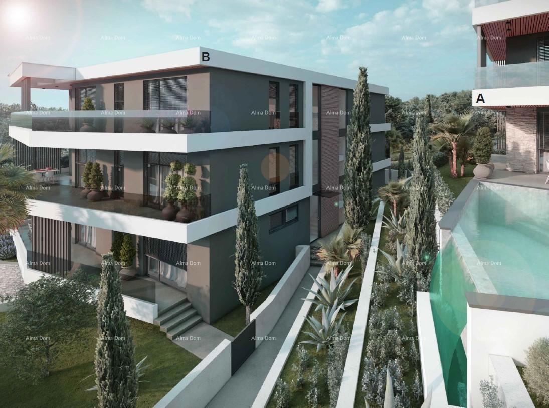 Prodaja luksuznih stanov na ekskluzivni lokaciji, Pješčana uvala, Pula!