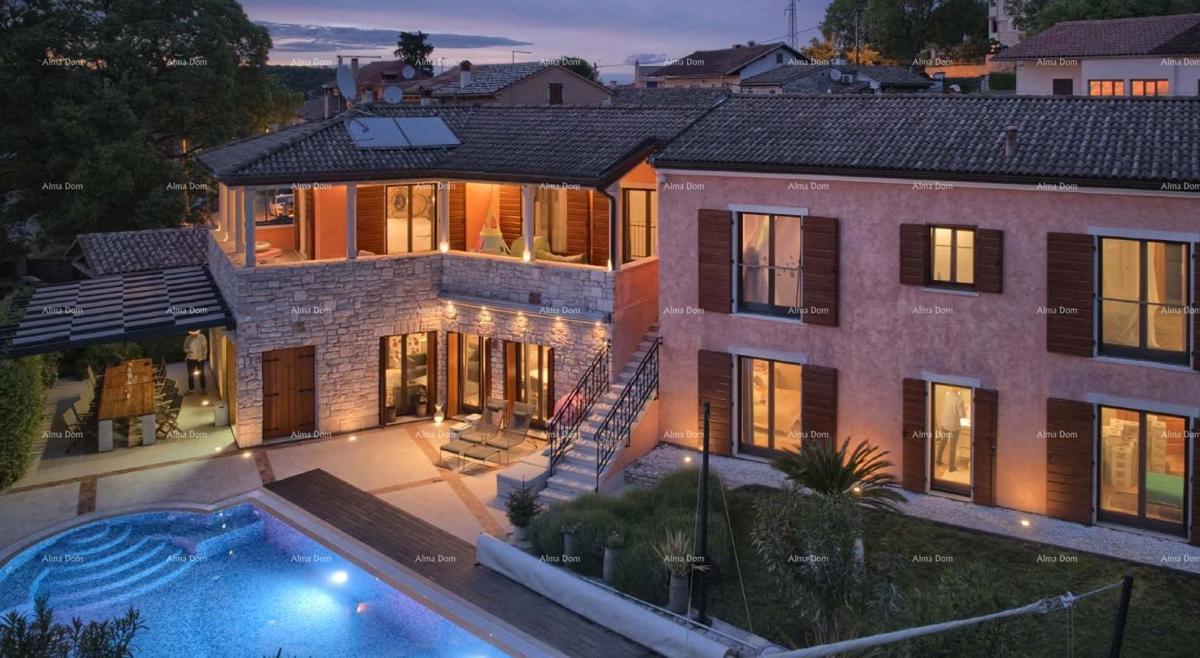 Luksuzna istrska kamnita vila z bazenom v toskanskem slogu, Rovinj!