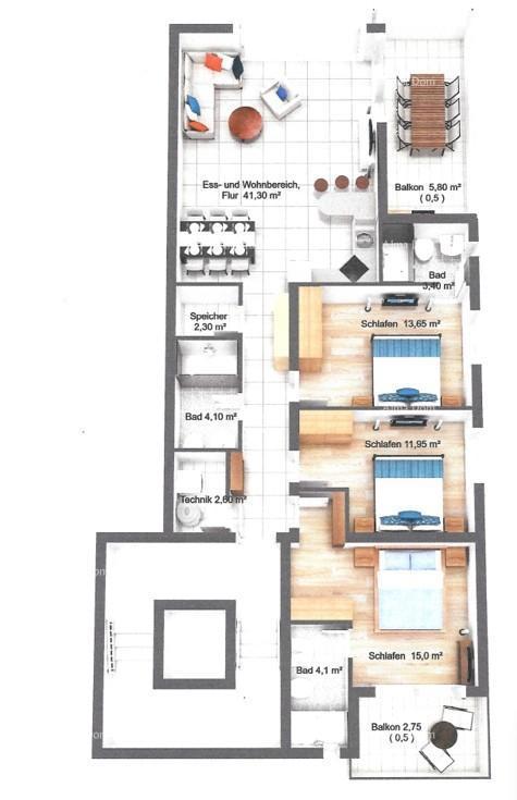 Prodaja zemljišča s gradbenim dovoljenjem in projektom, 150 m od plaže, Premantura!