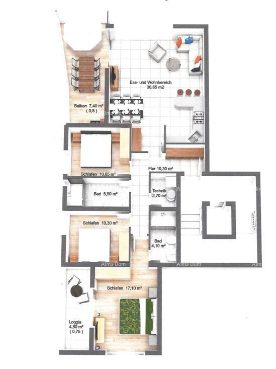 Prodaja zemljišča s gradbenim dovoljenjem in projektom, 150 m od plaže, Premantura!