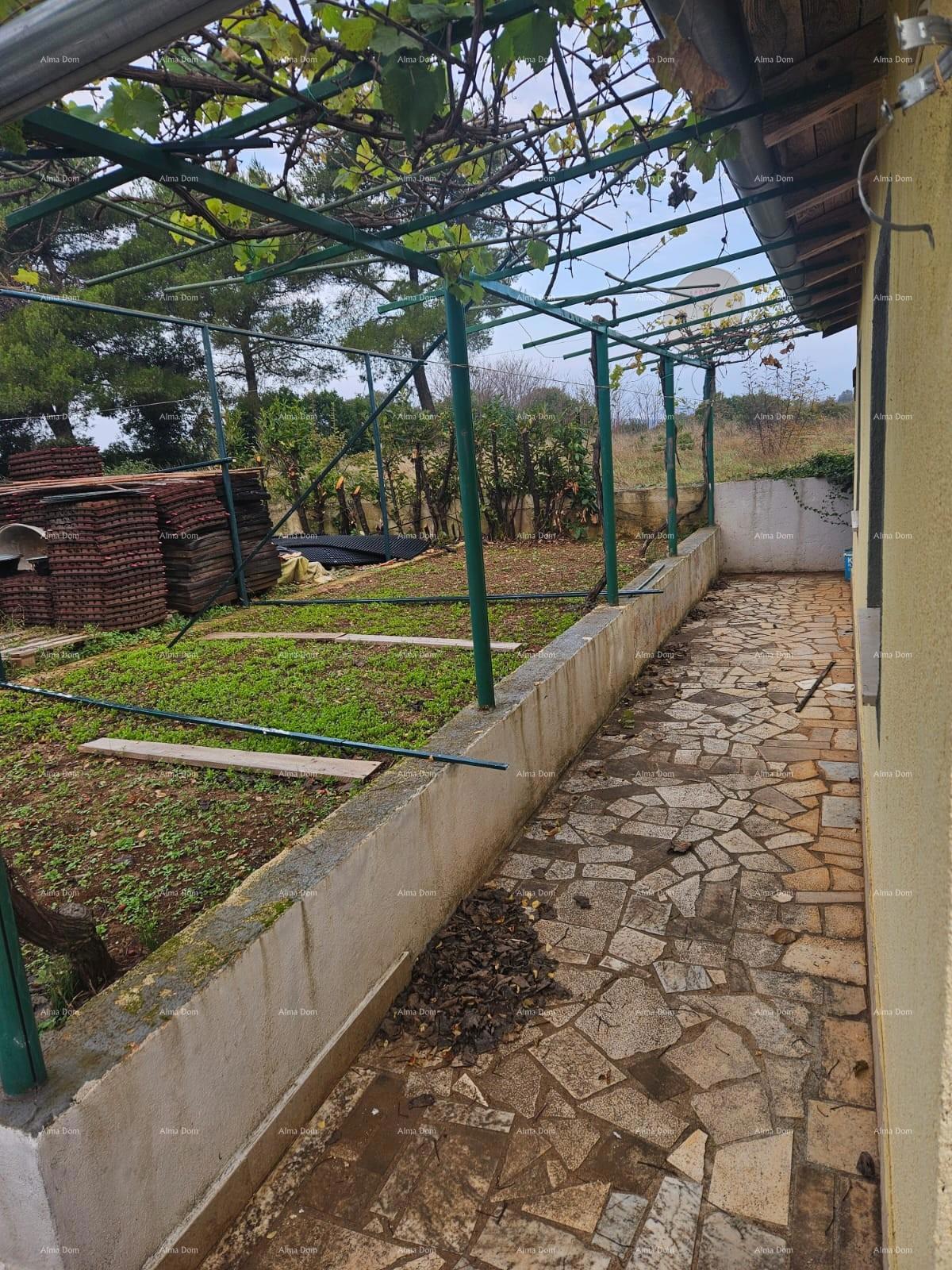 Rovinj – pritličje s bazenom in veliko parcelo (68 m²)