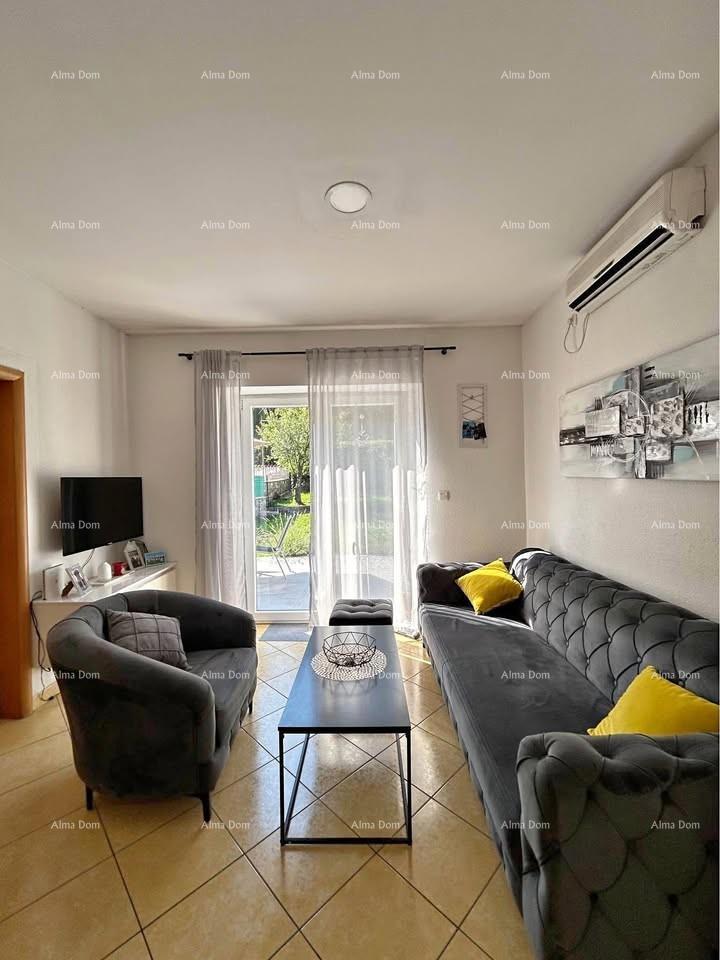 Stan s vrtom in teraso – Raša, pritličje, 48 m²