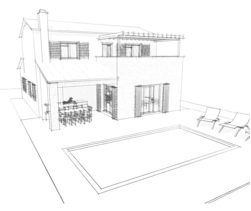 Prelepa vila s bazenom, located in a peaceful setting of Červar.