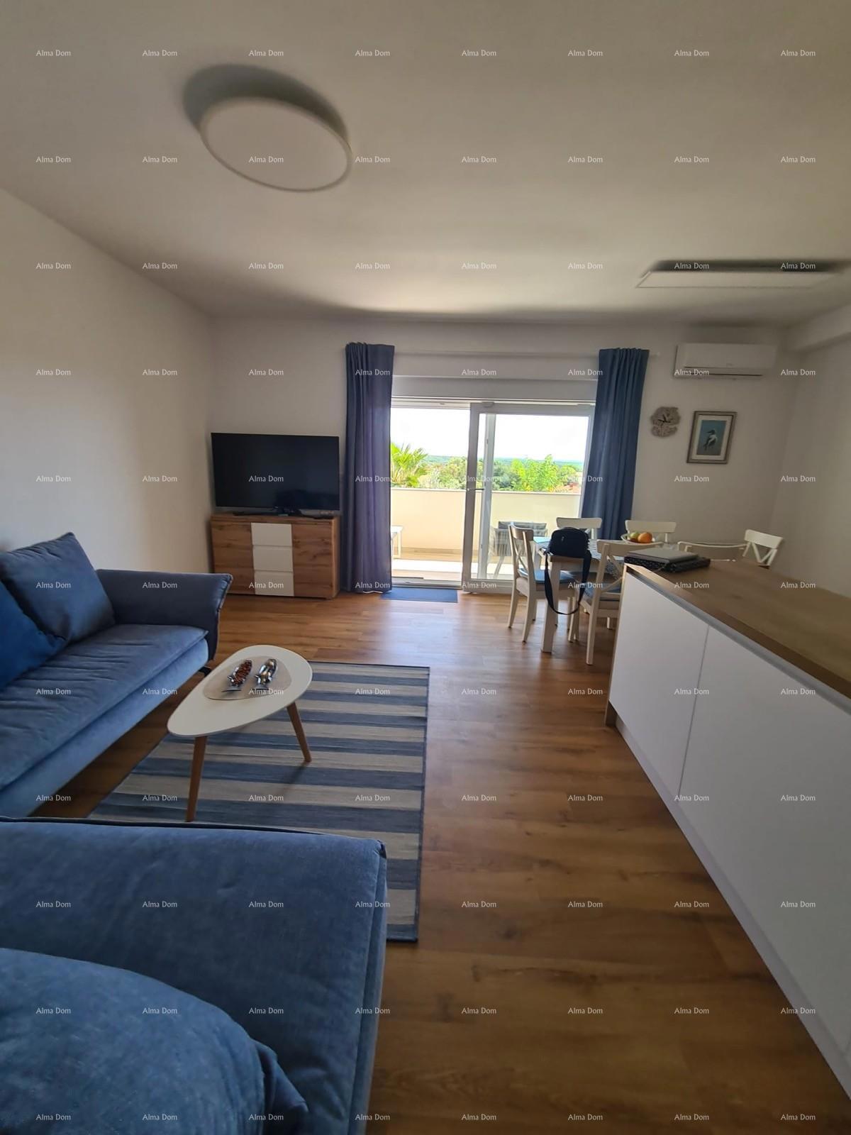 Barbariga – Prostoren apartma s pogledom na morje