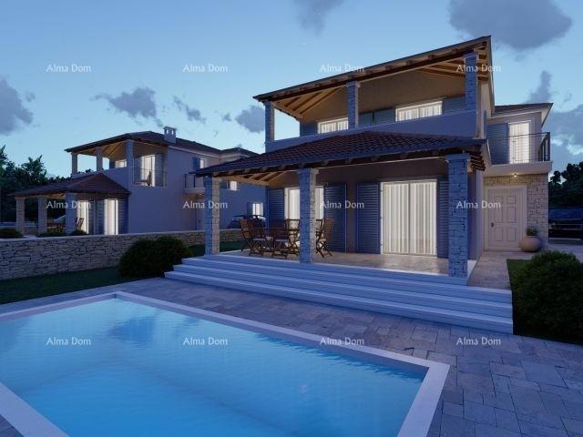 LIŽNJAN! PRODAJA HIŠE V GRADNJI S BAZENOM.