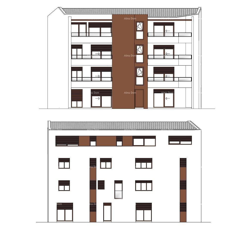 Prodaja - stan s terasom v novem stanovanjskem projektu, Ližnjan! S6