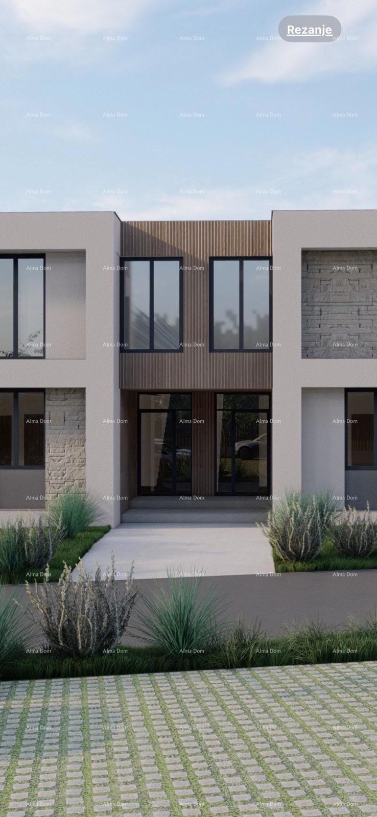 Prodaja - Stan v gradnji z vrtom in parkirnim mestom, blizu Rovinjskega sela!