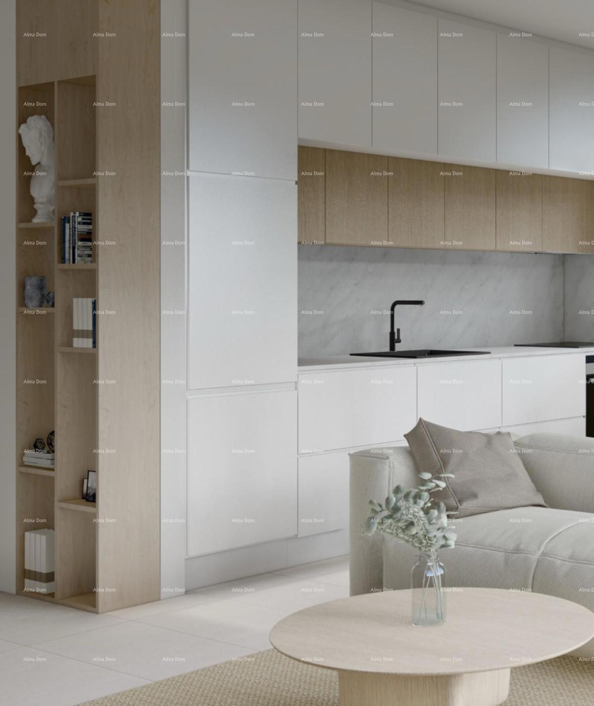 Prodaja - Stan v gradnji z vrtom in parkirnim mestom, blizu Rovinjskega sela!