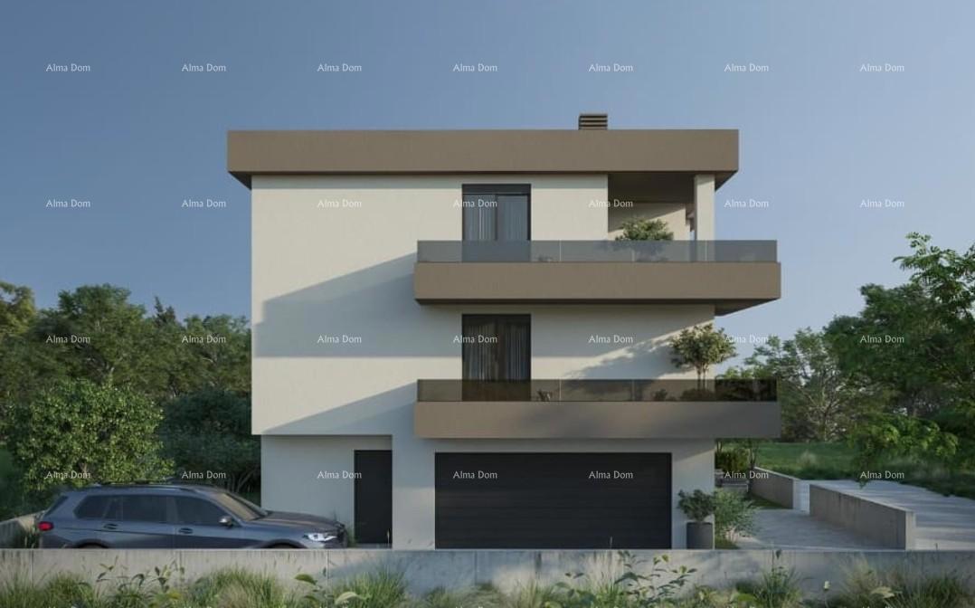 Prostran stan od 110 m² v Puli, blizu morja in s garažo! A4