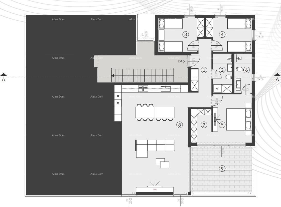 Prodaja stanov v moderni novogradnji s bazenom, Fažana!