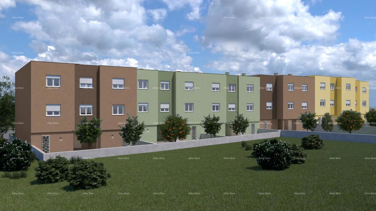 Prodaja - Moderno stanovanje v novem zasebnem stanovanjskem kompleksu v Šijani, Pula! F-B