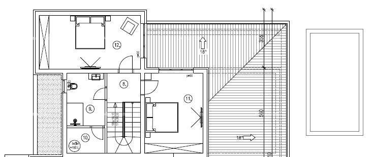 Moderna dupleks vila z bazenom naprodaj, Kožljani, Barban!