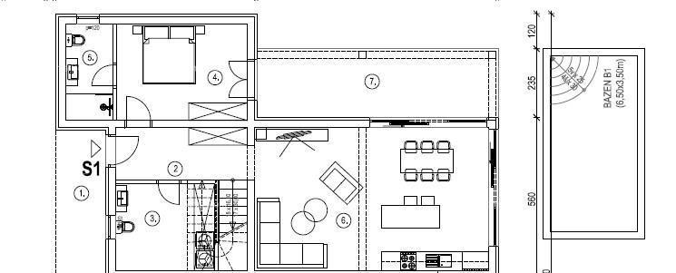 Moderna dupleks vila z bazenom naprodaj, Kožljani, Barban!