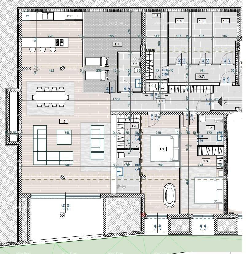 Prodaja luksuznih apartmajev v gradnji, blizu morja, Opatija! A1