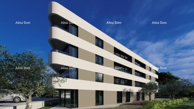 Novogradnja! Stan, 70 m2, s pogledom na morje in dvema parkirnima mestoma, Tar!