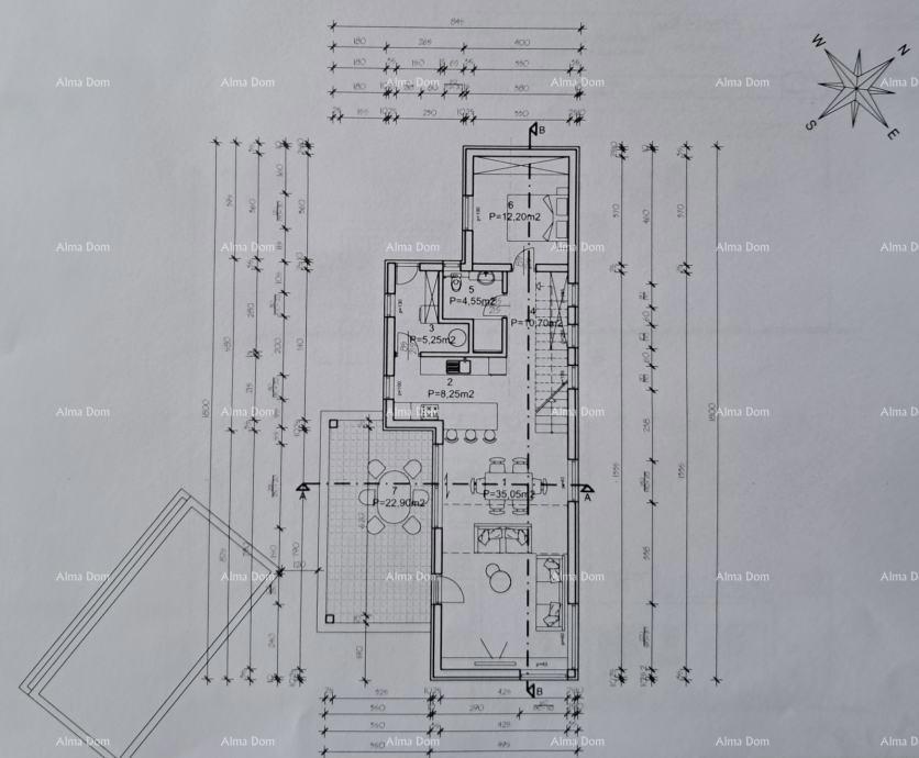 Sveta Nedelja, hiša v istrskem slogu