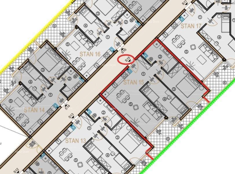 Prodaja stanovanja - moderni novoizgrajeni stanovanjsko-poslovni kompleks, Poreč!