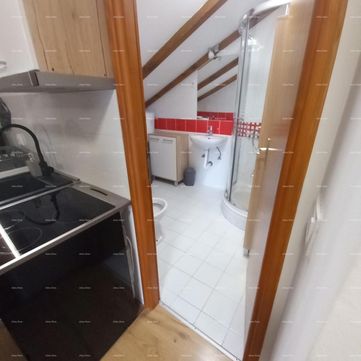 Pješčana Uvala, 200 metrov od plaže in morja, simpatična hišica s tremi apartmaji.