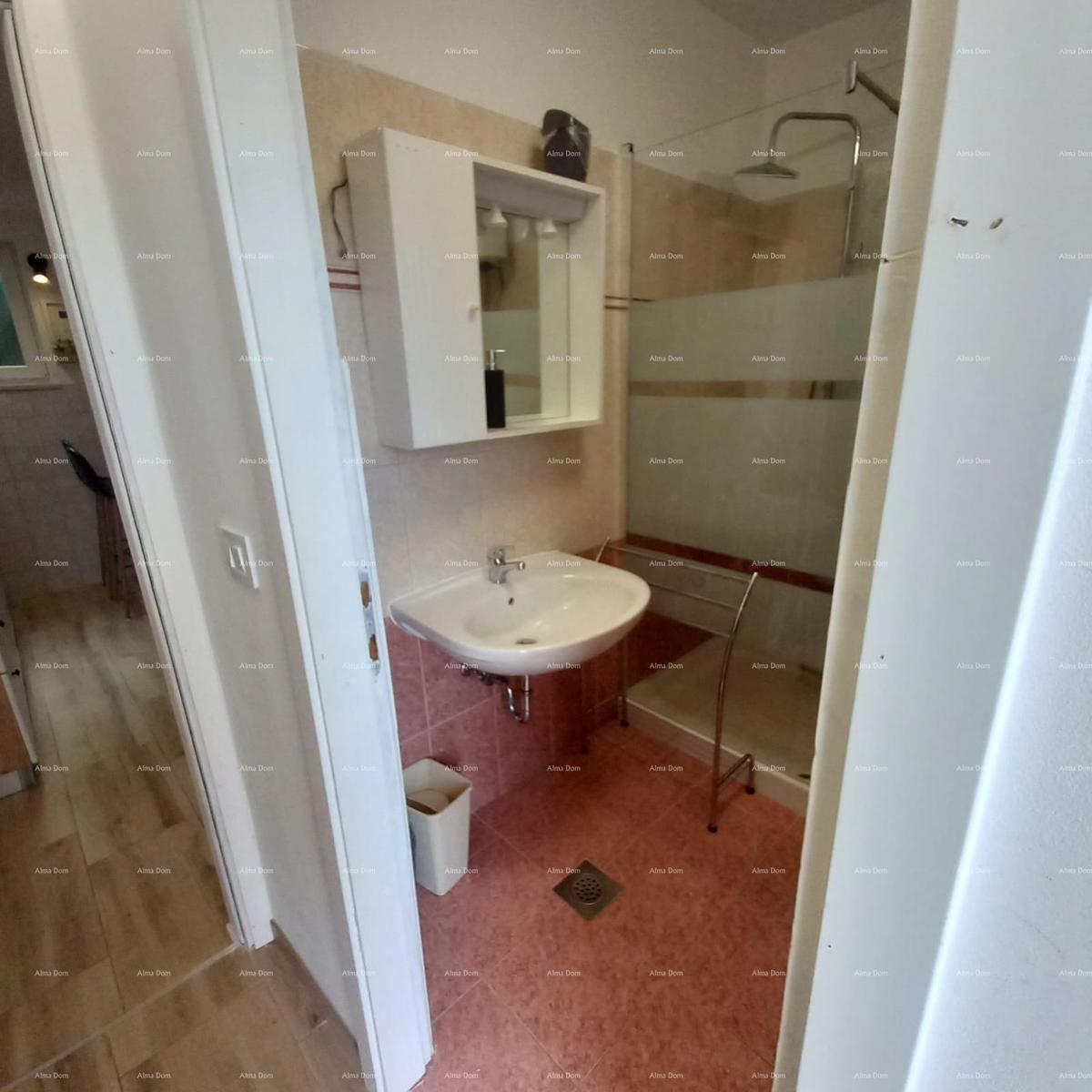 Pješčana Uvala, 200 metrov od plaže in morja, simpatična hišica s tremi apartmaji.