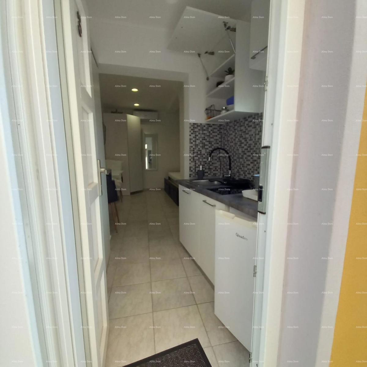 Pješčana Uvala, 200 metrov od plaže in morja, simpatična hišica s tremi apartmaji.