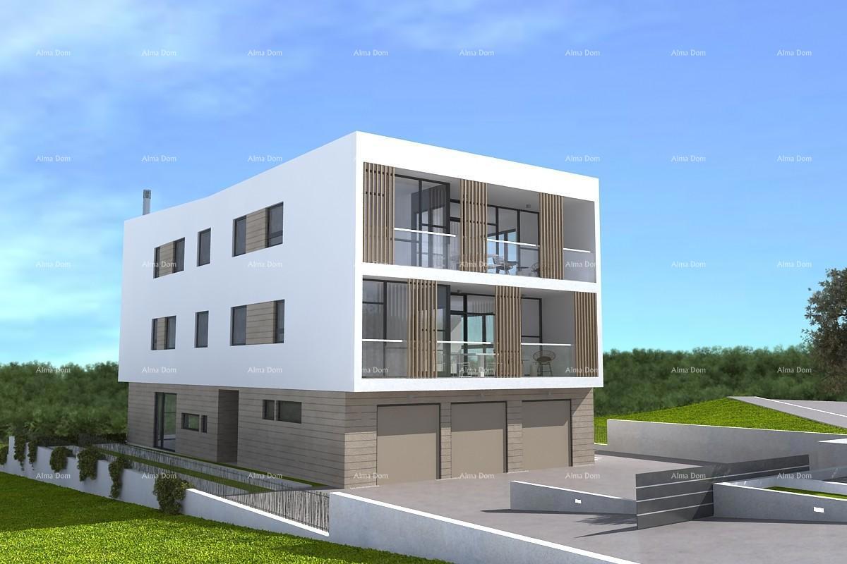 Novi, moderni stanovanjski kompleks, Rovinj! Dvonadstropno stanovanje s parkirnim in garažnim mestom!