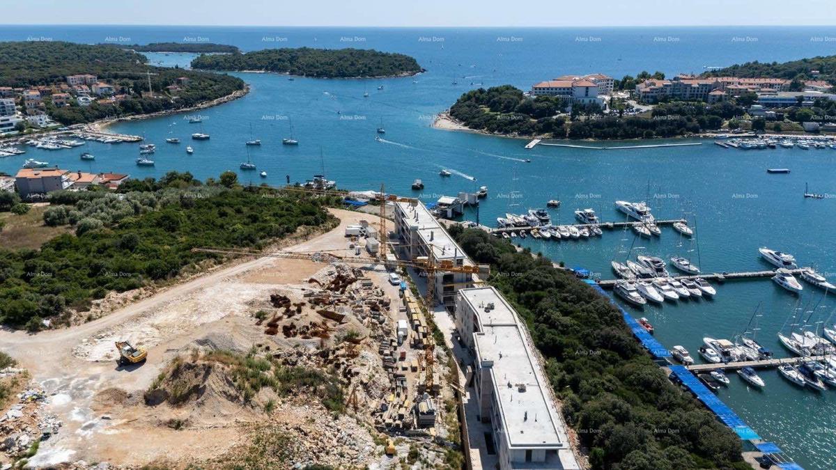 Prodaja modernih stanov v ekskluzivni stavbi s pogledom na marino, Pula!