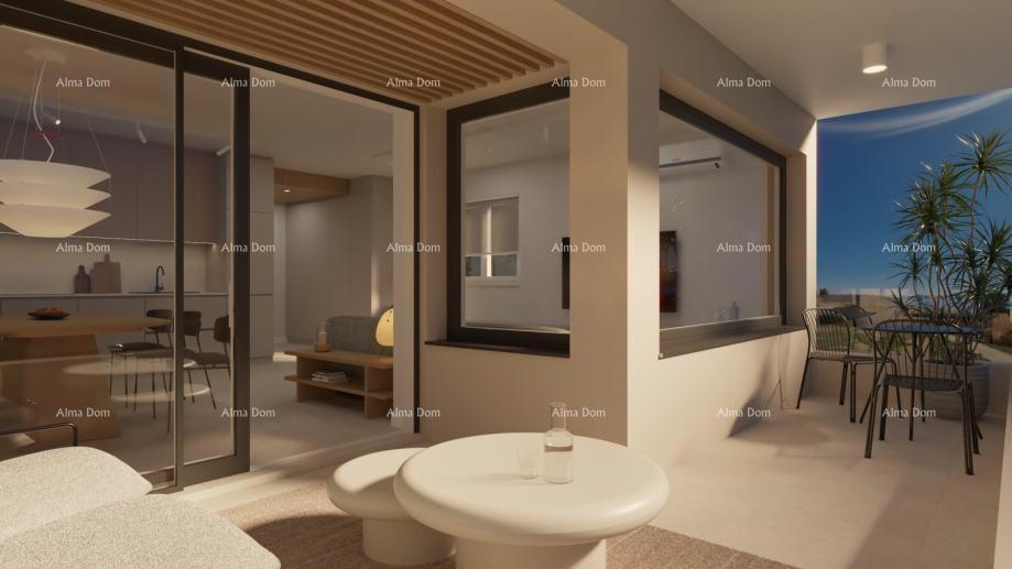 Medulin – Mukalba, novogradnja 59,50 m², ekskluzivno ob morju