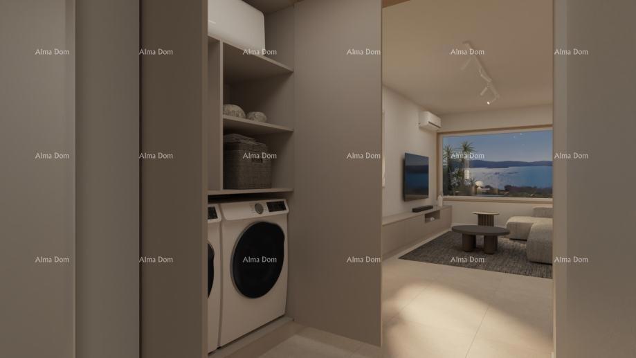 Medulin – Mukalba, novogradnja 59,50 m², ekskluzivno ob morju