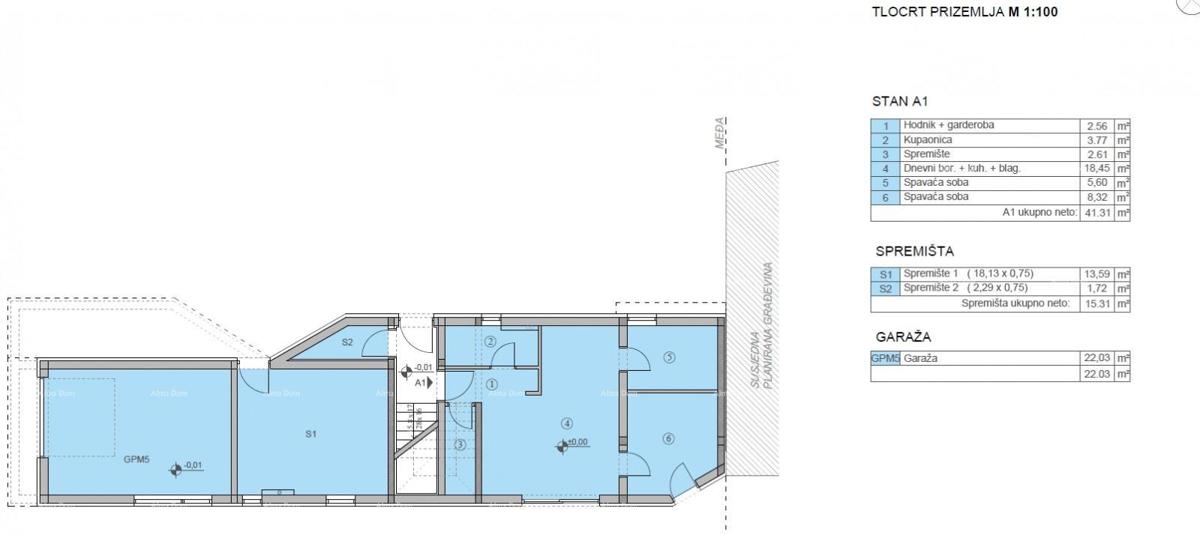 Moderen stan v Banjolah, 200 m od morja – idealen za družino ali naložbo