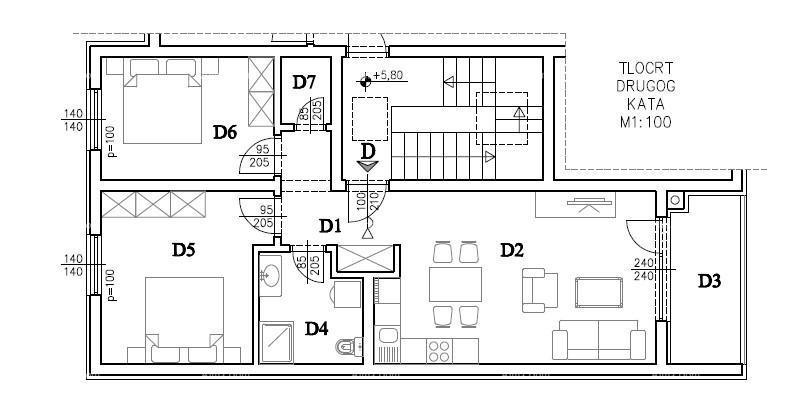 Prodaja - Moderno stanovanje v novem zasebnem stanovanjskem kompleksu v Šijani, Pula! D-D
