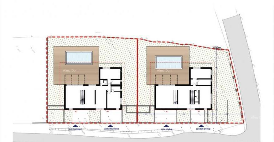 Prodaja - gradbeno zemljišče s dovoljenjem, gradnja se lahko začne takoj! Kanfanar!
