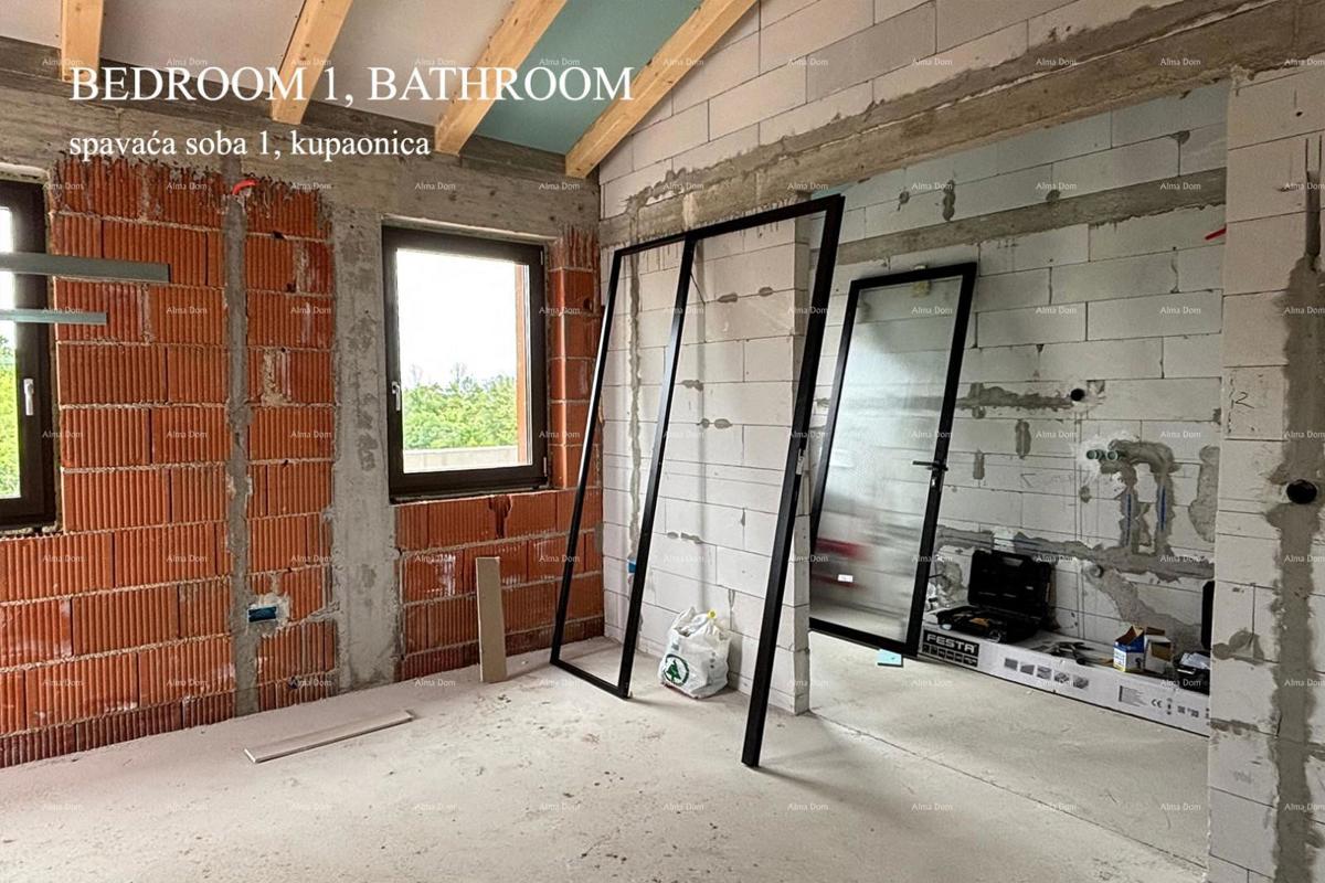 Hiša v gradnji z bazenom naprodaj - Bale, okolica