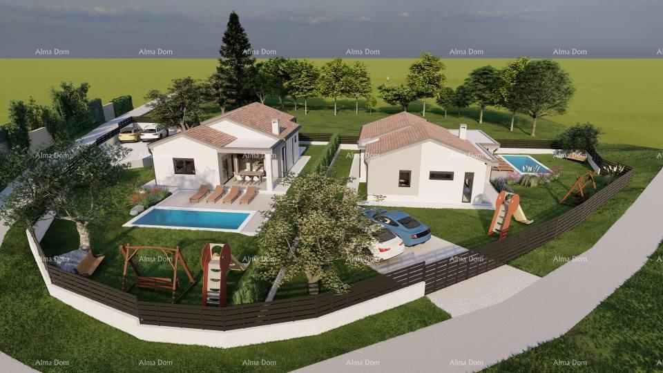 Prodaja kuće prizemnice s bazenom u fazi izgradnje