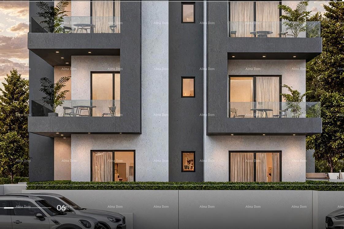 PREMANTURA - prostorno stanovanje v novogradnji, 500 m do morja (201)