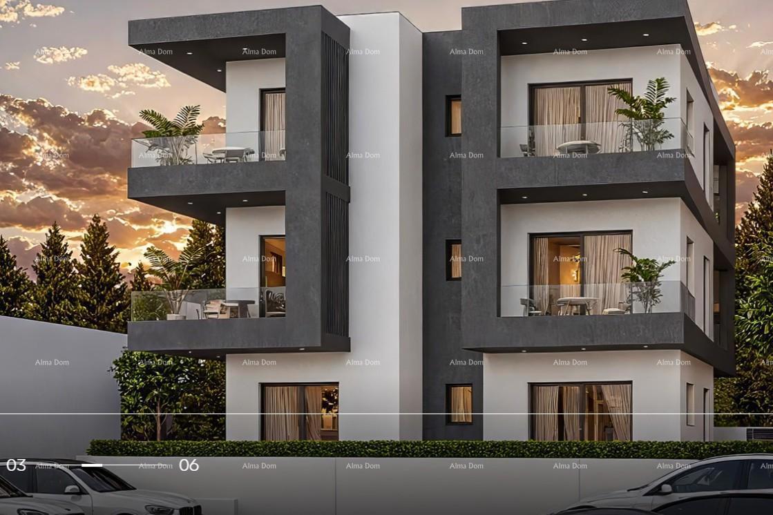 PREMANTURA - prostorno stanovanje v novogradnji, 500 m do morja (201)