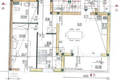 Prodaja 2-sobnega stanovanja v novogradnji, Medulin